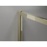 Mexen Exo-3S trijų pusių stumdomasis dušo kabina 105 x 85 cm, skaidri, auksinė - 8151-105-085-50-00-3S