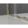 Mexen Exo-S 3S dušo kabina 3-sienų stumdoma 140 x 95 cm, skaidri, auksinė - 8151-140-095-50-00-3S