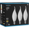 Mexen Nova 3x LED lemputė liepsna E14, C37, 5W, Šilta - 3000K, 525 lm - L106-E14-0530-01x03