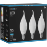 Mexen Nova 3x LED lemputė liepsna E14, C37, 5W, Šalta - 6500K, 525 lm - L106-E14-0565-01x03