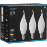 Mexen Nova 3x LED lemputė liepsna E14, C37, 10W, Šilta - 3000K, 1055 lm - L106-E14-1030-01x03
