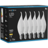 Mexen Nova 6x LED lemputė žvakė E14, C37, 10W, Šiltai balta - 3000K, 1055 lm - L106-E14-1030-01x06