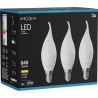 Mexen Nova 3x LED lemputė liepsna E14, C37, 8W, Šilta - 3000K, 840 lm - L106-E14-0830-01x03
