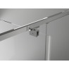 Mexen Exo-BR 3S trijų sienų dušo kabina, atidaroma, 95 x 110 cm, skaidri, chromuota - 8181-095-110-01-00-3S
