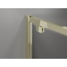 Mexen Exo-3S trijų sienų atverčiama dušo kabina 95 x 70 cm, skaidri, auksinė - 8181-095-070-50-00-3S