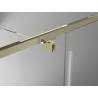 Mexen Exo-BR 3S trijų sienų dušo kabina, 70 x 90 cm, permatoma, auksinė - 8181-070-090-50-00-3S