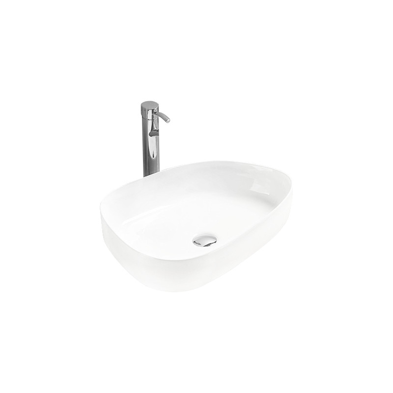 Mexen Chiara stalviršinis praustuvas 54 x 39 cm, baltas - 21585400
