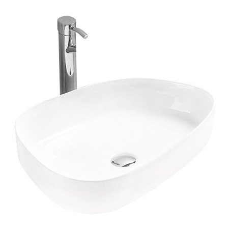 Mexen Chiara stalviršinis praustuvas 54 x 39 cm, baltas - 21585400
