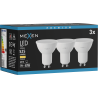 Mexen Nova 3x LED lemputė GU10, 5W, Šilta - 3000K, 525 lm - L107-GU10-0530-01x03