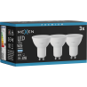 Mexen Nova 3x LED lemputė GU10, 5W, Šalta - 6500K, 525 lm - L107-GU10-0565-01x03