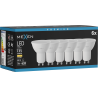 Mexen Nova 6x LED lemputė GU10, 7W, Šiltas - 3000K, 735 lm - L107-GU10-0730-01x06