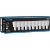 Mexen Nova 10x LED lemputė GU10, 12W, Šilta - 3000K, 1260 lm - L108-GU10-1230-01x10