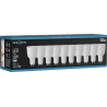 Mexen Nova 10x LED lemputė GU10, 12W, Šalta - 6500K, 1260 lm - L108-GU10-1265-01x10