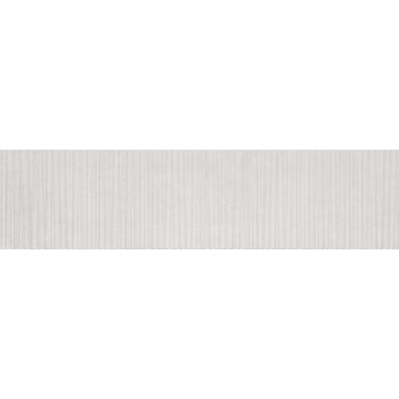 Mexen Living Mayolica Bianco glazūruotas rektifikuotas G1, sienų plytelė 120 x 30 cm, matinė - TL714-120-030-50