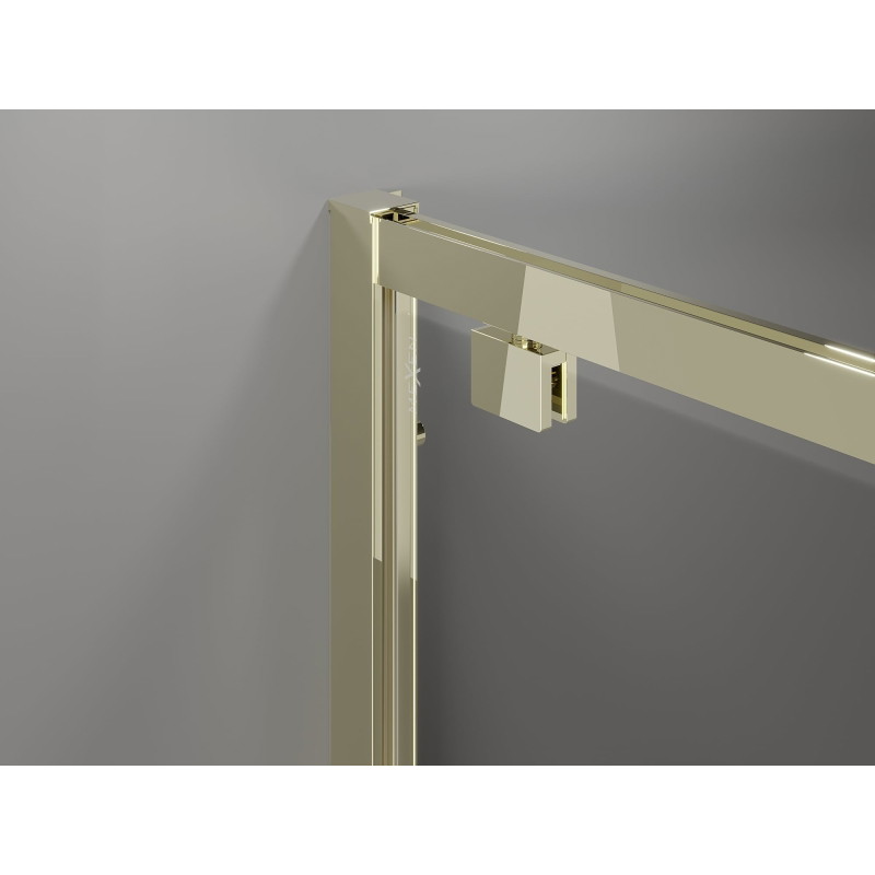 Mexen Exo-BR Duo 3S dušo kabina 3 sienelių varstoma 110 x 100 cm, permatoma, auksinė - 8182-110-100-50-00-3S
