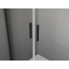 Mexen Exo-BR Duo 3S 3 pusių atveriama dušo kabina 80 x 110 cm, skaidri, juoda - 8182-080-110-70-00-3S