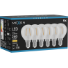 Mexen Vintis 6x LED siūlelių lemputė E14, G45, 2W, Šilta - 2700K, 240 lm, skaidri - L156-E14-0227-00x06