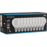 Mexen Vintis 10x LED filamentinė lemputė E14, G45, 2W, Šilta - 2700K, 240 lm, skaidri - L156-E14-0227-00x10