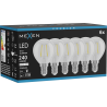 Mexen Vintis 6x Gijų LED lemputė E14, G45, 2W, Neutrali - 4000K, 240 lm, skaidri - L156-E14-0240-00x06