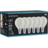 Mexen Vintis 6x Lemputė LED E14, G45, 4W, Šalta - 6500K, 470 lm, skaidri - L156-E14-0465-00x06