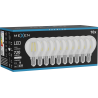 Mexen Vintis 10x LED siūlelio lemputė E14, G45, 6W, Neutralus - 4000K, 720 lm, skaidrus - L156-E14-0640-00x10
