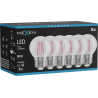 Mexen Vintis 6x LED filamento lemputė E27, G45, 4W, 55 lm, raudona - L156-E27-04XX-45x06
