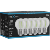 Mexen Vintis 6x LED siūlų lemputė E27, G45, 4W, 55 lm, žalia - L156-E27-04XX-46x06