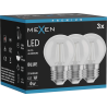 Mexen Vintis 3x LED gijų lemputė E27, G45, 4W, 55 lm, mėlyna - L156-E27-04XX-47x03