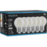 Mexen Vintis 6x LED gijų lemputė E27, G45, 2W, Neutralus - 4000K, 240 lm, skaidrus - L156-E27-0227-00x06 - L156-E27-0240-00x06