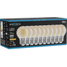 Mexen Vintis 10x LED siūlų lemputė E27, G45, 4W, Šilta - 2200K, 400 lm, gintaro - L156-E27-0422-50x10