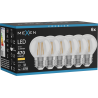 Mexen Vintis 6x LED Gijų Lemputė E27, G45, 4W, Šilta - 2700K, 470 lm, skaidri - L156-E27-0427-00x06
