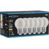Mexen Vintis 6x LED siūlelio lemputė E27, G45, 6W, Šilta - 2700K, 720 lm, skaidri - L156-E27-0627-00x06