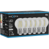 Mexen Vintis 6x Filamento LED lemputė E27, G45, 6W, Neutrali - 4000K, 720 lm, skaidri - L156-E27-0627-00x06