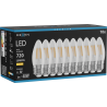 Mexen Vintis 10x LED gijų lemputė E27, C35, 6W, Šilta - 2700K, 720 lm, skaidri - L154-E27-0627-00x10
