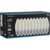 Mexen Vintis 10x LED kaitinamosios lemputės E27, C35, 6W, Neutrali - 4000K, 720 lm, skaidri - L154-E27-0640-00x10
