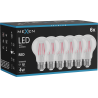 Mexen Vintis 6x LED gijų lemputė E27, A60, 4W, 55 lm, raudona - L150-E27-04XX-45x06
