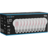 Mexen Vintis 10x LED filamentinė lemputė E27, A60, 4W, 55 lm, raudona - L150-E27-04XX-45x10