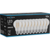 Mexen Vintis 10x kaitinamosios LED lemputės E27, A60, 4W, 55 lm, oranžinė - L150-E27-04XX-48x10