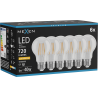 Mexen Vintis 6x lemputė kaitinamosios LED E27, A60, 6W, Šilta - 2200K, 720 lm, skaidri - L150-E27-0622-00x06