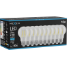 Mexen Vintis 10x LED gijų lemputė E27, A60, 6W, šalta - 6500K, 720 lm, skaidri - L150-E27-0665-00x10