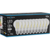 Mexen Vintis 10x LED gijų lemputė E27, A60, 8W, Neutrali - 4000K, 1055 lm, skaidri - L150-E27-0840-00x10