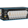 Mexen Vintis 10x LED siūlelio lemputė E27, A60, 12W, Šilta - 2700K, 1585 lm, skaidri - L150-E27-1227-00x10