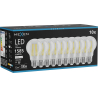 Mexen Vintis 10x LED filamento lemputės E27, A60, 12W, Neutrali - 4000K, 1585 lm, skaidri - L150-E27-1240-00x10