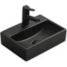 Mexen Mini stalviršio praustuvas 40 x 30 cm, Juodas matinis - 21094085