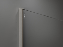 Mexen Kioto dušo sienelė Walk-in 70 x 200 cm, grafitas 8 mm, šlifuotas nikelis - 800-070-101-97-40