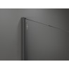 Mexen Kioto dušo sienelė Walk-in 70 x 200 cm, grafitas 8 mm, šlifuotas nikelis - 800-070-101-97-40