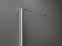 Mexen Kioto dušo sienelė Walk-in 70 x 200 cm, grafitas 8 mm, šlifuotas nikelis - 800-070-101-97-40
