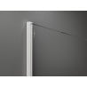 Mexen Kioto dušo sienelė Walk-in 70 x 200 cm, grafitas 8 mm, šlifuotas nikelis - 800-070-101-97-40
