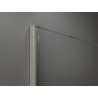 Mexen Kioto dušo sienelė Walk-in 80 x 200 cm, ombre juoda 8 mm, šlifuotas nikelis - 800-080-101-97-76