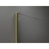 Mexen Kioto dušo siena Walk-in 120 x 200 cm, balta ombre 8 mm, auksinė - 800-120-101-50-86